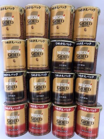 送料無料　 ネスカフェ ゴールドブレンド つめかえパック 飲み比べ　3種類　合計16個