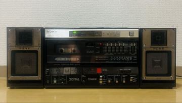 【1円スタート】当時物 SONY CFD-5 ソニー CDラジカセ セパレート オーディオ機器 昭和レトロ 通電確認済 ジャンク
