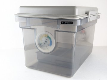 ナカバヤシ キャパティ ドライボックス 8L DB-8L グレー Nakabayashi capaty 防湿ケース 幅212&times;奥行き334&times;高さ205mm