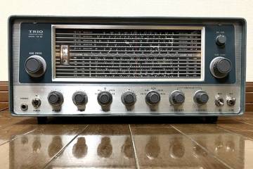 ★TRIO/トリオ（現ＫＥＮＷＯＯＤ）ＪＲ-６０　真空管式受信機　中波+短波５０MHz ジャンク　