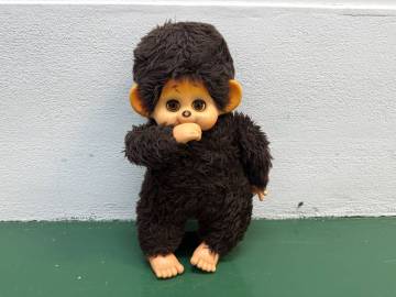 4037 TOHO JAPAN まごころの人形 モンチッチ 大助くん スリープアイ 昭和レトロ 人形 ぬいぐるみ