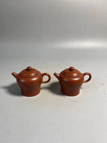 旧家蔵出 清朝期 朱泥 孟臣 紫泥 急須 唐物 時代物 茶壷 煎茶道具 中国宜興 紫砂 中国美術 中国古玩