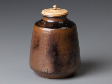 【五】瀬戸茶入 仕覆 箱付 茶道具