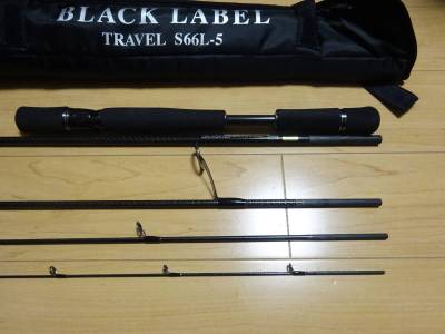 超美品　　　　ダイワ　　ブラックレーベル　トラベル　S66L-5 