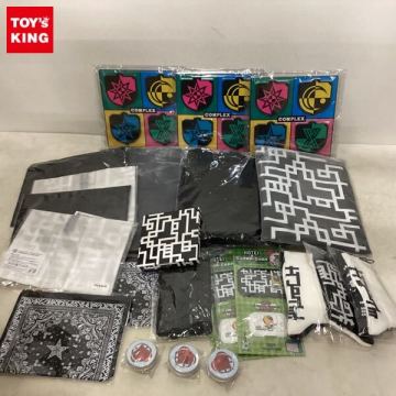 1円〜 訳あり COMPLEX 布袋寅泰 等 エコバッグ 靴下 スウェット ポーチ 他