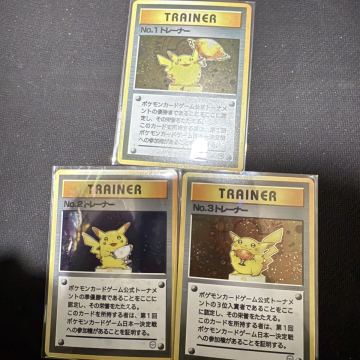 スリーブ【展示用】【鑑賞用】ポケモンカード 旧裏 No1トレーナー No2トレーナー No3トレーナー 