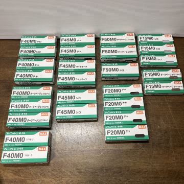未使用 マックス MAX フィニッシュネイル F15M0/F20M0/F40M0/F45M0/F50M0 チ シロ ライトオーク ダークベージュ まとめ売り