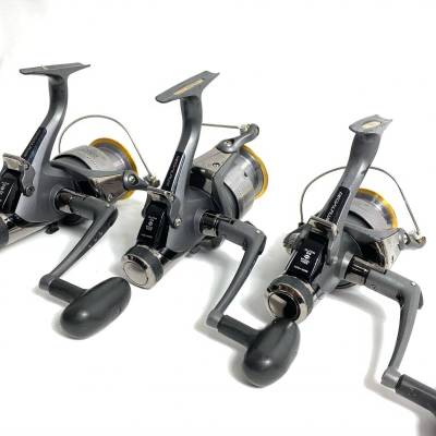 【1円スタート】 DAIWA ダイワ スピニングリール REGALPLUS リーガルプラス 4500BRi 程度C 3個まとめ 傷や汚れあり