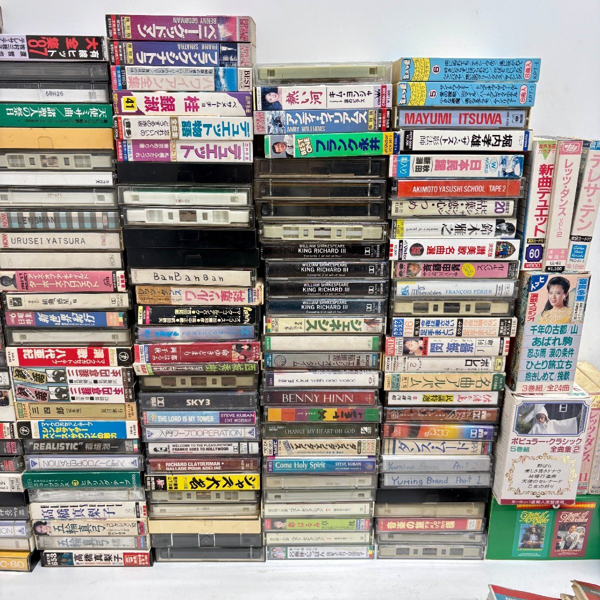  ◆◇[11] カセットテープ 約150点 まとめ売り カラオケ 演歌 サザン 米米CLUB アニメ 映画音楽 他 動作未確認 08/050111ｍ◇◆