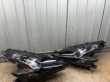 8-155 ★グラデーション　スモーク　クリア　塗装★ 日産 Z34 フェアレディＺ 純正 HID ヘッドライト 加工 インナー ブラック 