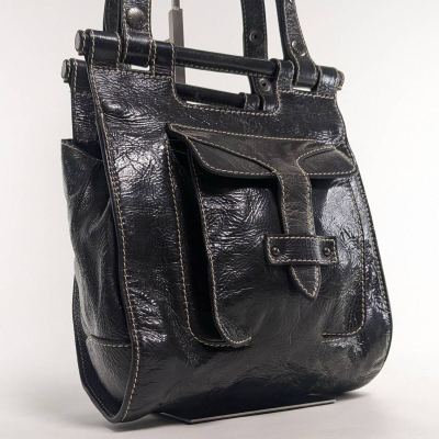 1円〜 LOEWE　ロエベ　トートバッグ　肩掛け　ワンショルダー　コーティングレザー 本革