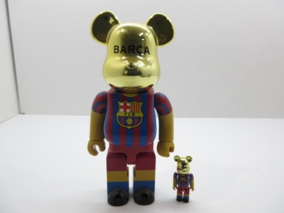 s62037-oe [送料950円] 中古○メディコムトイ BE@RBRICK ベアブリック 400% バルセロナ BARCA [057-260510]