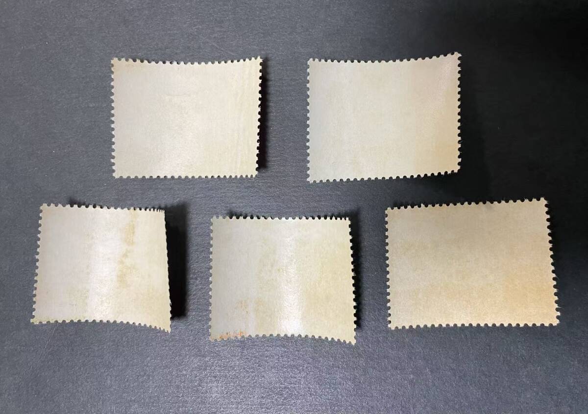  中国切手　特40　養豚　未使用　５種完　MY9