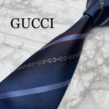 新品 未使用品 グッチ GUCCI ネクタイ GG インターロッキング ストライプ シルク ビジネス スーツ シャツ カフス タイピン ベルト 財布