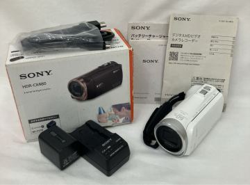 SONY HDR-CX480 デジタルビデオカメラ ホワイト ソニー ビデオカメラ