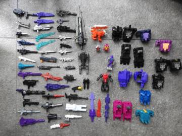 transformers lot weapons and combiner parts トランスフォーマーまとめ 武器・合体パーツ中心 