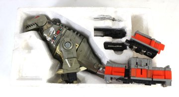 【ト足】 タカラ ダイアクロン 恐竜ロボ ティラノサウルス トランスフォーマー トレインボット カエン まとめ レトロ 当時物 CM150CHH3D