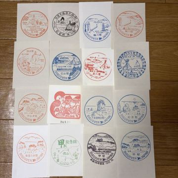 国鉄時代の能登線　駅スタンプ各種