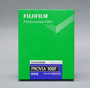 【79】FUJIFILM　FUJICHROME　PROVIA 100F　RDPⅢ 4x5 10枚入り　期限切れ　フィルム