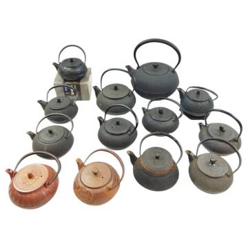 【4-170】★中古★鉄瓶 鉄器 急須 13点 大量まとめ売り 総重量11.1kg アンティーク 南部鉄器 等 長期保管品