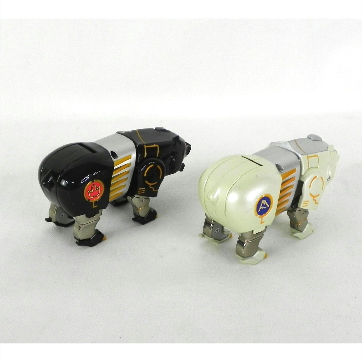  1円【ジャンク】BANDAI バンダイ/百獣戦隊ガオレンジャー ガオベアー＆ガオポーラー パーツ欠品あり/81