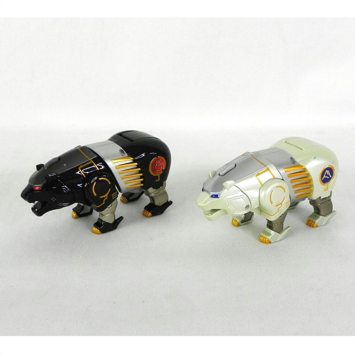  1円【ジャンク】BANDAI バンダイ/百獣戦隊ガオレンジャー ガオベアー＆ガオポーラー パーツ欠品あり/81