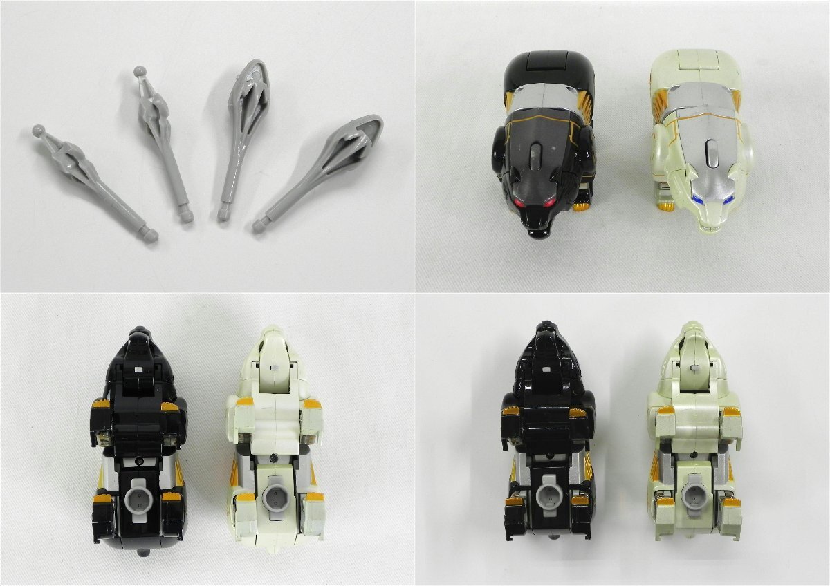  1円【ジャンク】BANDAI バンダイ/百獣戦隊ガオレンジャー ガオベアー＆ガオポーラー パーツ欠品あり/81