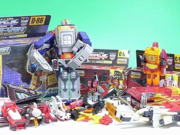 1008B01*05C▲TAKARA/タカラ・トランスフォーマー玩具まとめ売り・空き箱 説明書 パーツ・ロボット変形・1980年代・当時物