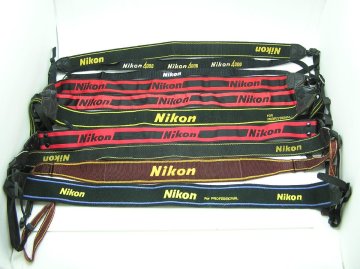 ★ハローカメラ★1783 ニコン Nikon ストラップ 10本セット各種 現状 1円スタート 即決有り