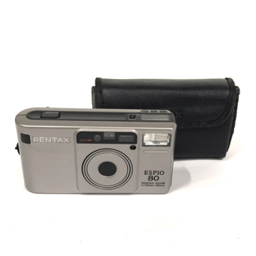 PENTAX ペンタックス ESPIO 80 コンパクトフィルムカメラ 通電動作確認済 説明書 ケース付き C201608