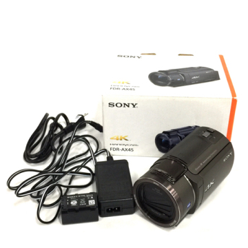 1円 SONY ソニー 4K HANDYCAM FDR-AX45 デジタルビデオカメラ ハンディカム 通電動作確認済み 元箱付き Y143290-4