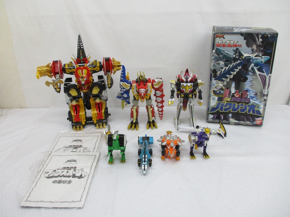  6797B 爆竜戦隊アバレンジャー まとめ◆アバレンオー キラーオー バクレンオー マックスオージャ 他◆戦隊 ロボット 当時物 現状品