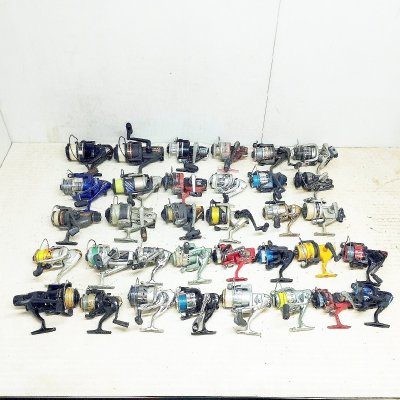 【1円～】DAIWA ダイワ RYOBI リョービほか スピニングリール 大量 まとめ売り 約30点セット 釣具 フィッシング ジャンク