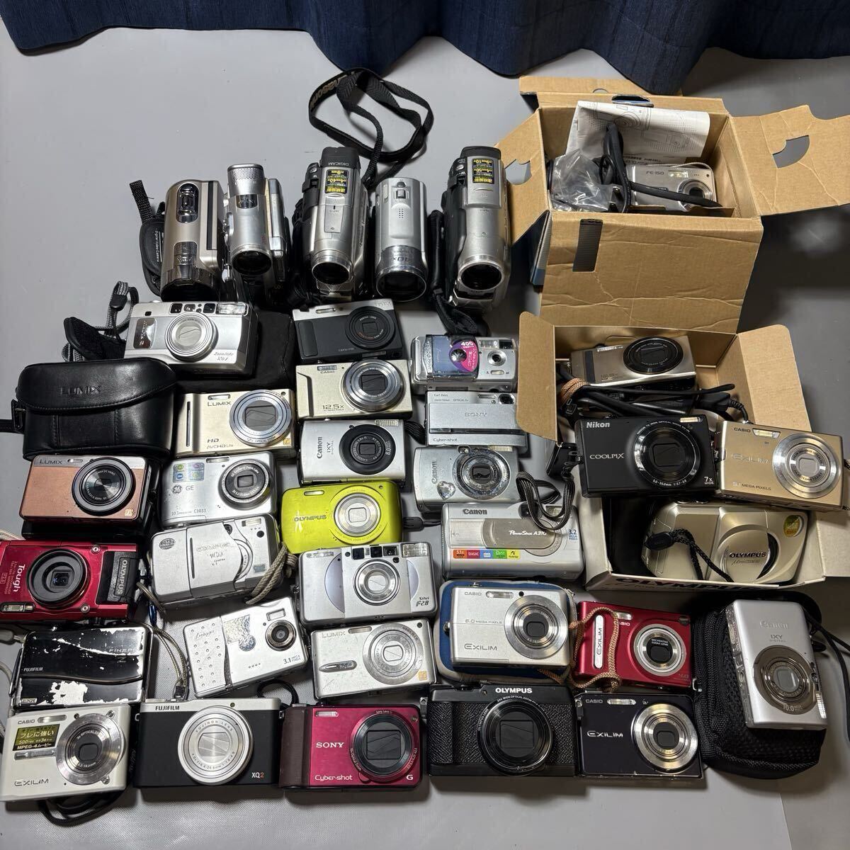  カメラ　一眼レフ　 フィルムカメラ 双眼鏡　Canon PENTAX OLYMPUS Nikon レンズ FUJIFILM など　おまとめ　ジャンク　大量　※3個口発送