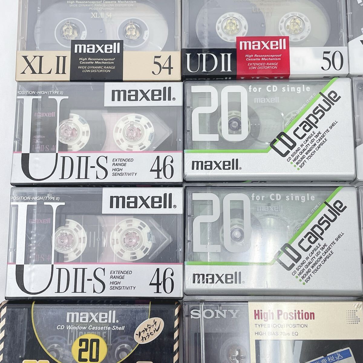  3330221 未開封 カセットテープ 31本　ビデオテープ　9本 記録媒体　まとめて マクセル SONY AXIA 他