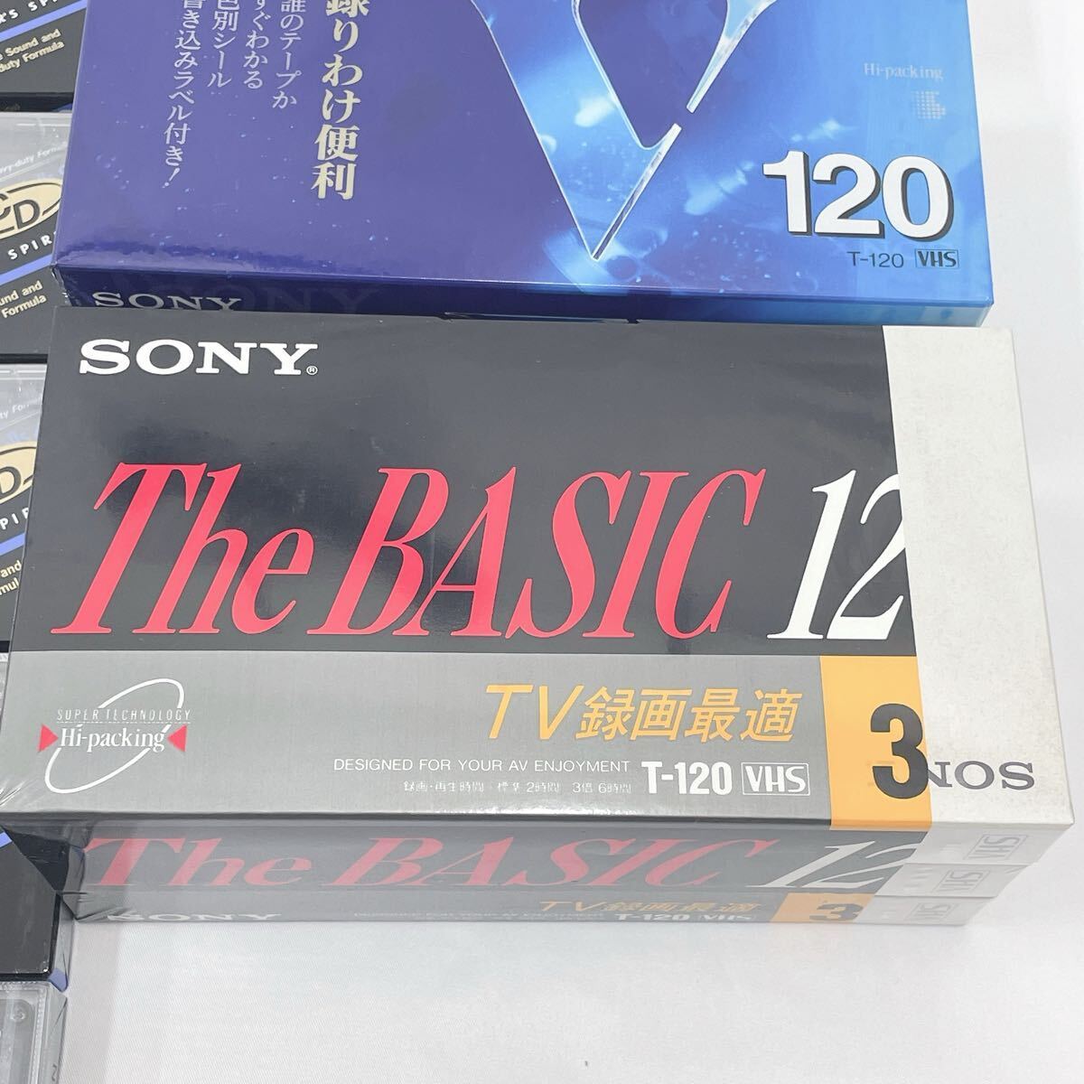  3330221 未開封 カセットテープ 31本　ビデオテープ　9本 記録媒体　まとめて マクセル SONY AXIA 他