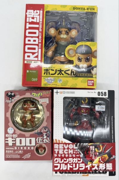 未使用☆ 未開封☆ リボルテック 海洋堂 天元突破グレンラガン No.058 ケロロ軍曹 ロボット魂 ボン太くん 等 大量 まとめて 3点 L2