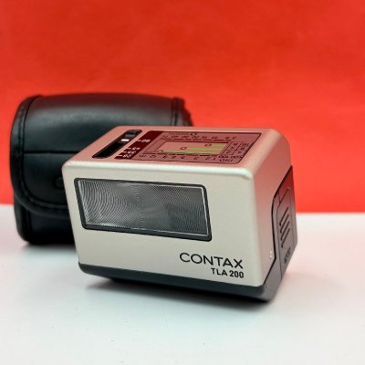 T04 CONTAX TLA200 カメラ アクセサリー ストロボ 動作品 1円スタート コンタックス