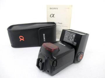 【SONY/ソニー】辰③62//Flash HVL-F42AM/説明書,ケース付き