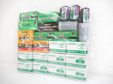 【FUJIFILM/KODAK】辰④149//期限切れフィルム24本まとめ/35ミリ/ブローニーフィルム混合