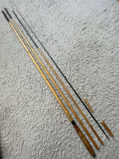 中古美品　少し訳あり　超希少　一光作　作　一光　和竿　へら竿　11尺 竹竿　紀州　