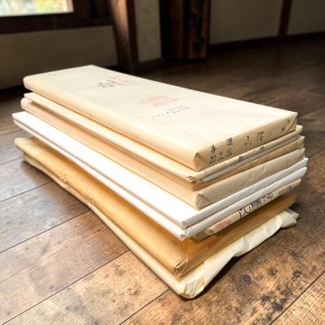 画仙紙 大判 3x6尺他 未開封多 23.2kg分 和紙 手漉 山桜 書画紙 宣紙 書道具 書道紙 20260510-43
