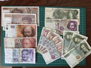 フラン紙幣 ドイツ紙幣 スイスフラン紙幣 イギリス旧紙幣 スイスフラン 世界紙幣 外国紙幣旧紙幣 海外紙幣 マルク紙幣 ポンド紙幣 リラ紙幣
