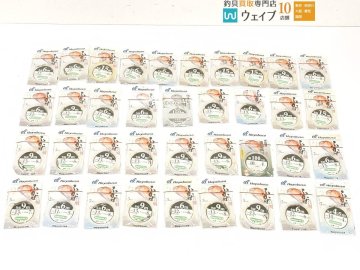 ハヤブサ ふかせ真鯛 全長6m・伊勢湾良型真鯛 枝100cm・ウタセ真鯛 特注品 枝ハリス150cm 他 計37点 未使用タイ仕掛けセット