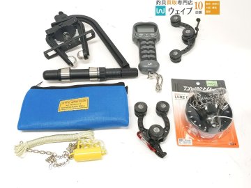 第一精工 ノットアシスト 2.0・ダイワ ルアーキャッチャー・ダイワ デジタルスケール 25 等計6個中古