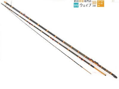 和竿 竹竿 石鯛竿 3本継 全長：584cm ※注有 ジャンク品