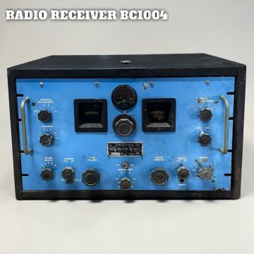 SNT2016 Hammarlund ハマーランド 軍用通信型受信機「BC-1004」軍用無線機 第二次世界大戦期 米軍 軍用品 超希少品 動作未確認