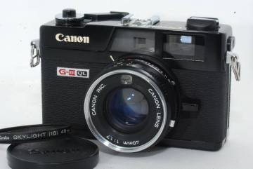 ☆完動品☆ 1円スタート CANON Canonet キャノネット QL17 GIII G3 ブラック ★美品★ フィルムカメラ レンジファインダー
