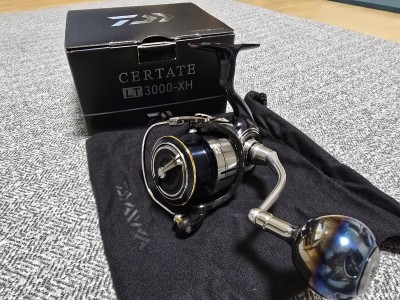 【ダイワ／DAIWA】19セルテート LT3000-XH／CERTATE LT3000-XH 機関良好 中古品！カスタム品付属！