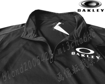 ■新品【OAKLEY】オークリー ゴルフに最適 HYDROLIX吸汗速乾 パフォーマンス ハーフZIPモックネック シャツ■BK/XL(LL)